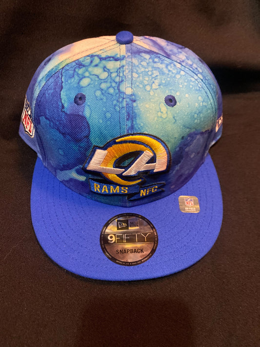 Los Angeles Rams NFC NFL 9Fifty Blues Watercolor Snapback