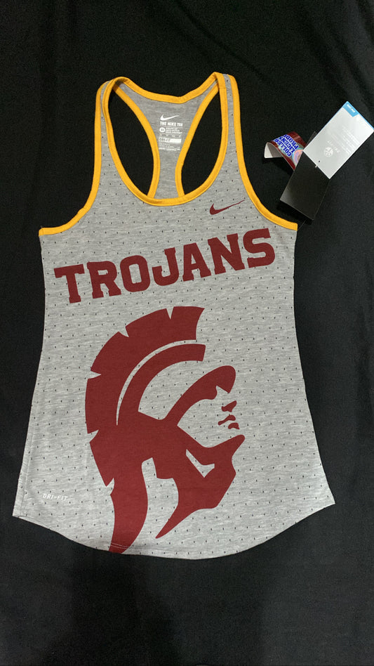 USC Trojans Nike Dri-Fit Printed Tank Top For Women