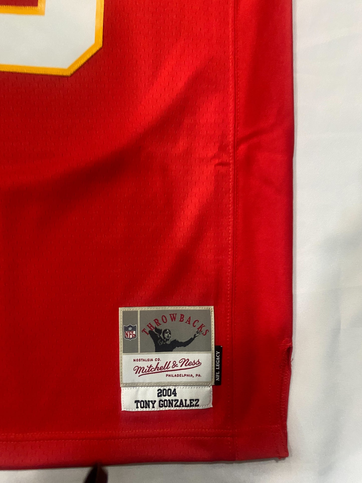 Kansas City Chiefs NFL Mitchell & Ness Legacy Collection #88 Tony Gonzalez Throwback Jersey