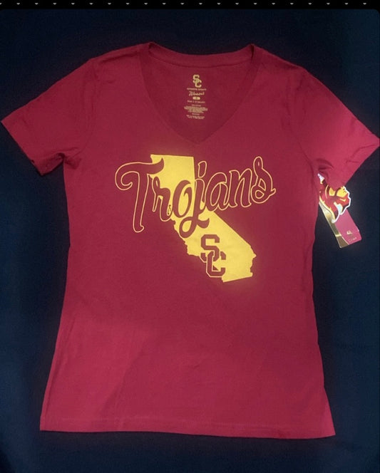 USC V-Neck Women T-Shirt
