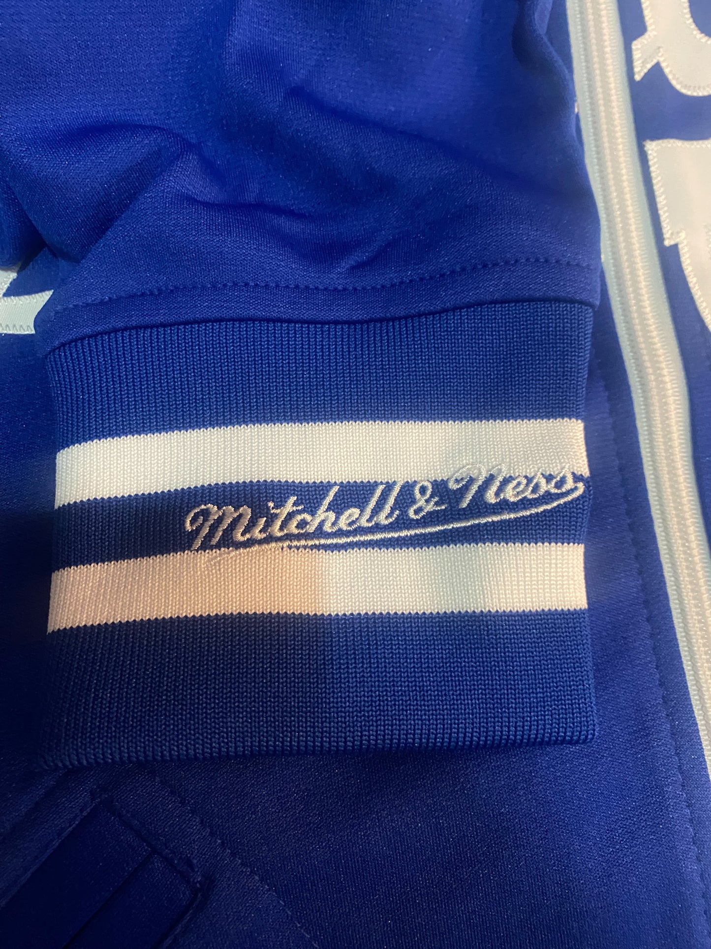 Los Angeles Dodgers Mitchell & Ness 1981 Batting Practice Polyester Royal Blue Jacket for Men