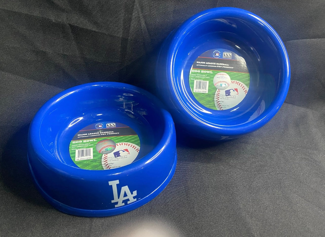 Los Angeles Dodgers MLB Dog Bowl