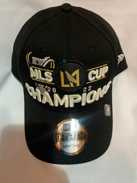 LAFC 9Forty New Era 2022 MLS Cup Championship Adjustable Hat