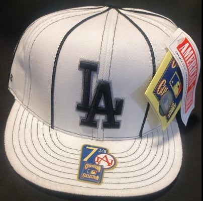 Los Angeles Dodgers MLB Cooperstown Collection Fitted Hat WHITE