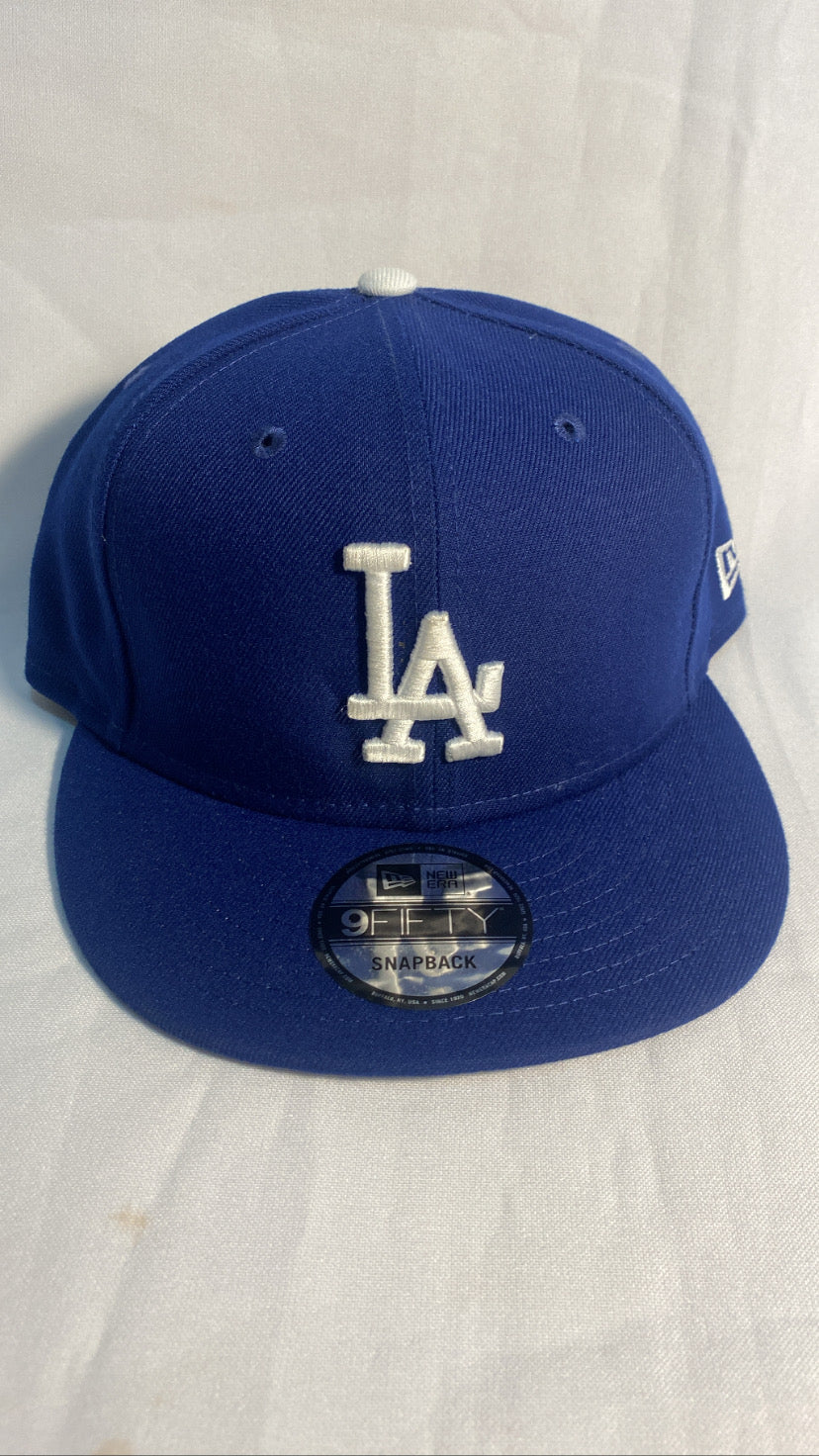 Los Angeles Dodgers SnapBack Royal Blue and White LA Sign