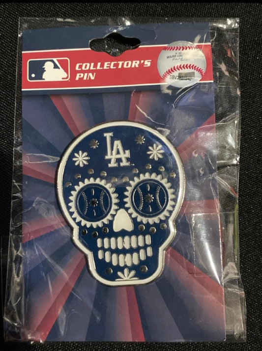 Los Angeles Dodgers MLB Collectible Pins Sugar Skull