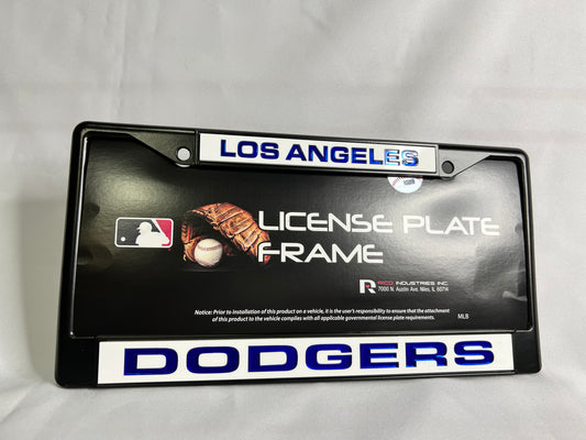Los Angeles Dodgers MLB
 Blackjack Laser Chrome License Plate