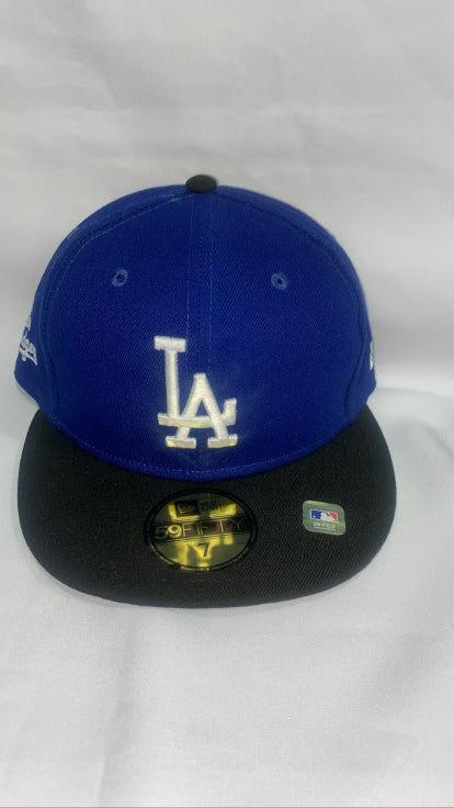 Los Angeles Dodgers New Era 59FIFTY Fitted Hat - Royal Blue / Black Visor