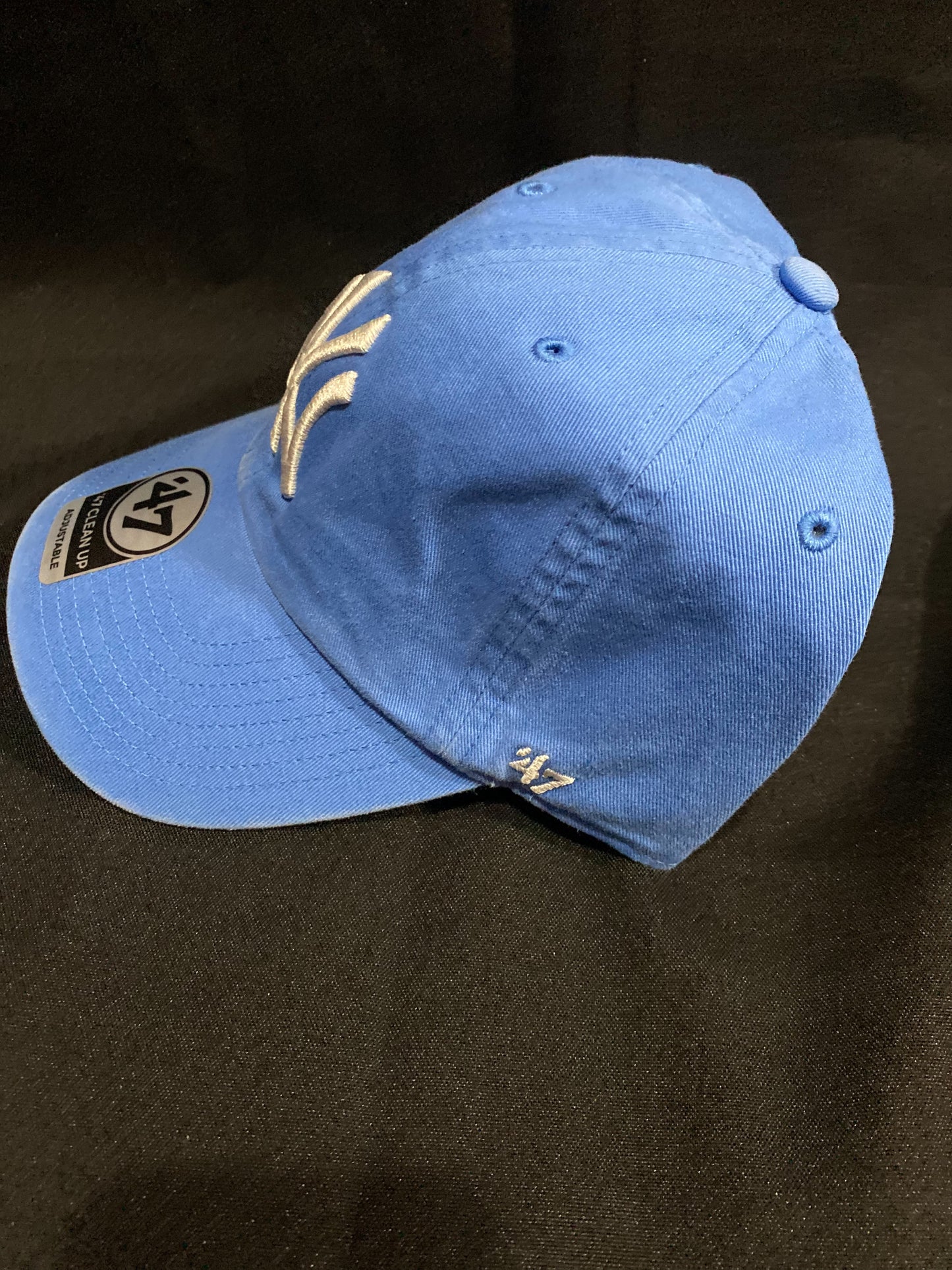 New York Yankees ‘47CleanUp Adjustable Hat Sky Blue