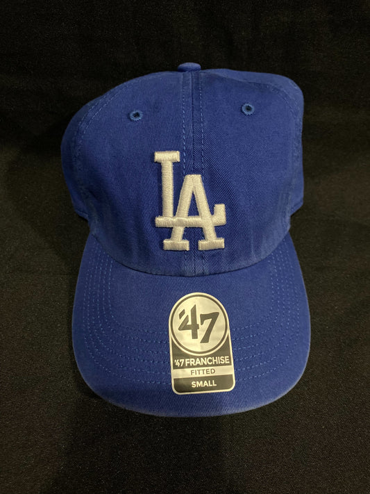 Los Angeles Dodgers ‘47Franchise Fitted Hat for Men Royal Blue