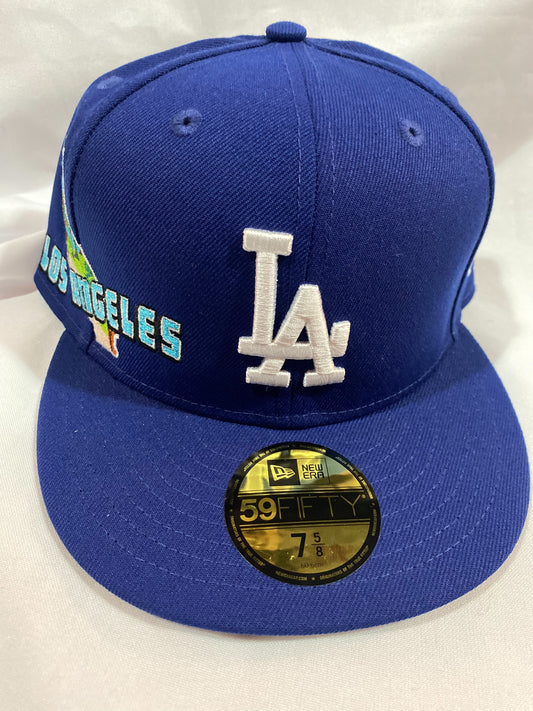 Los Angeles Dodgers MLB 59Fifty New Era “California State” Patch Fitted Hat