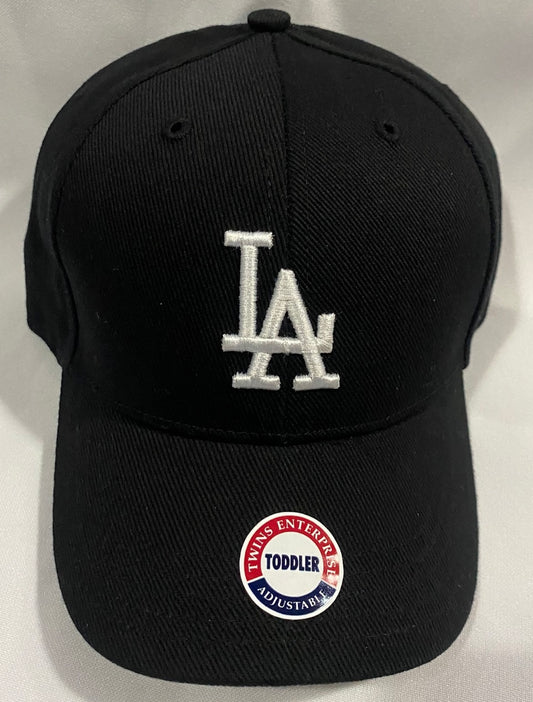 Los Angeles Dodgers MLB Genuine Merchandise Twins Enterprise Classic Black/White Dodgers Emb Closure Toddler Adjustable Hat