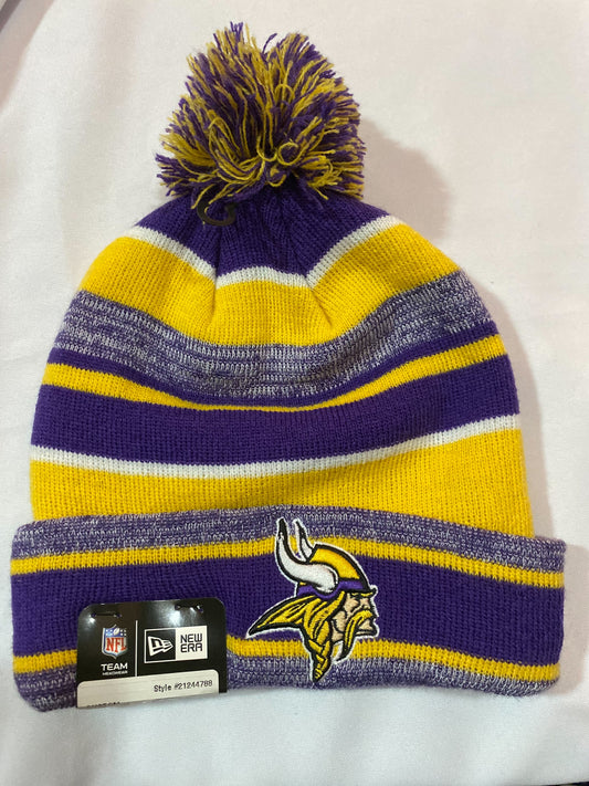 Minnesota Vikings NFL New Era Beanie Striped