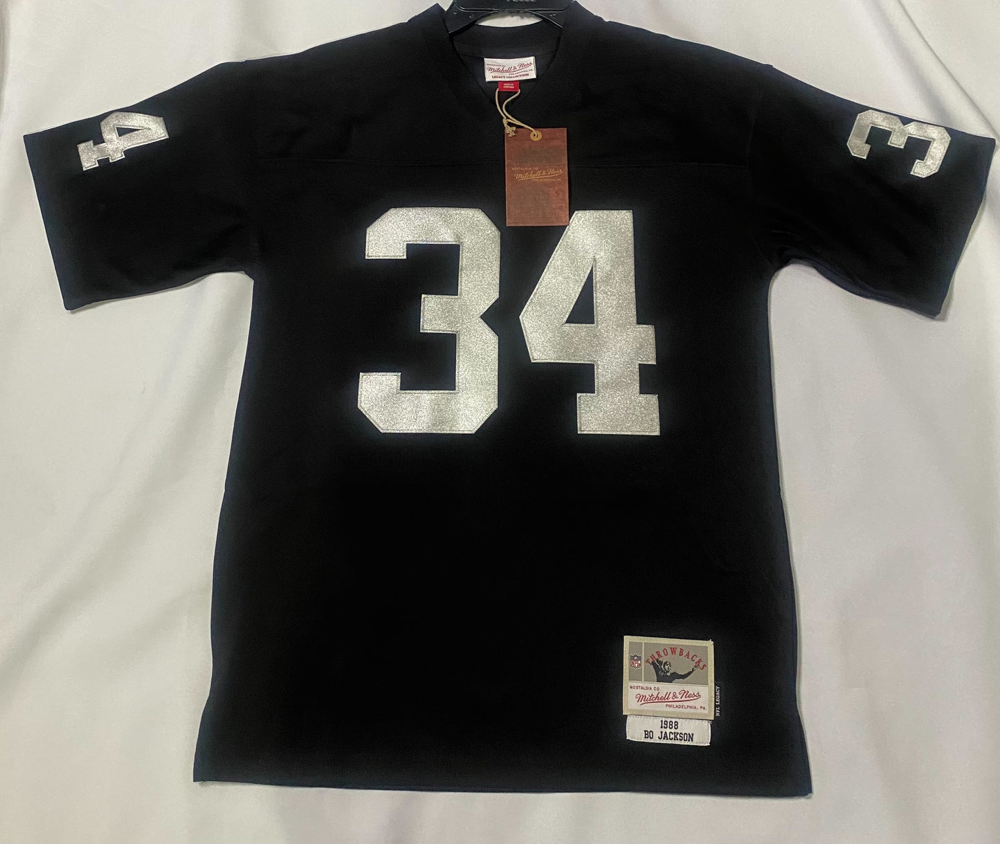 Las Vegas RAIDERS #34 Bo Jackson Mitchell & Ness Youth 1988 Legacy Collection Jersey