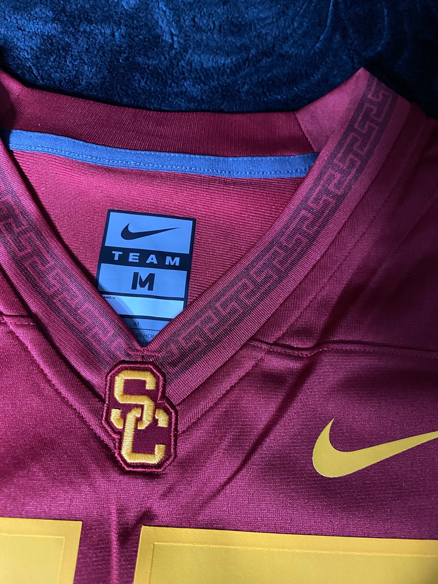 USC Trojans Nike #47 Clay Matthews Authentic Men Heat Pressed Jersey