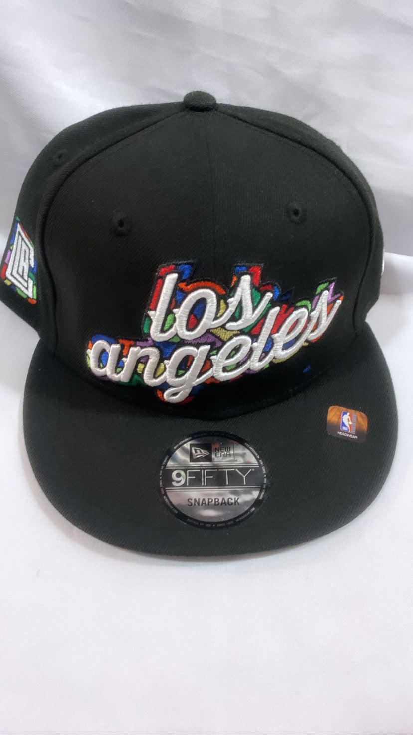 Los Angeles Clippers NBA 9Fifty New Era Snapback Hat Black-Body