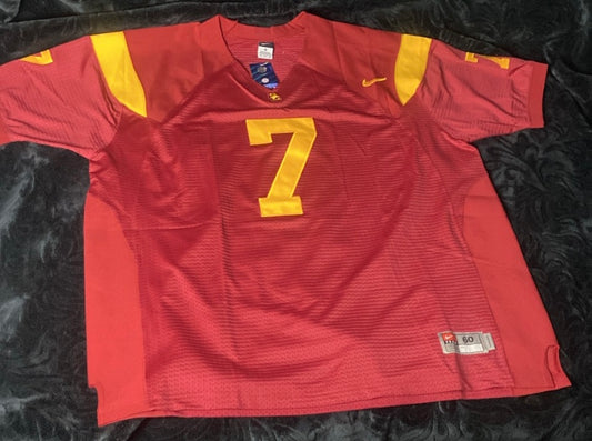 USC Trojans Nike #7 Authentic Stitched Jersey