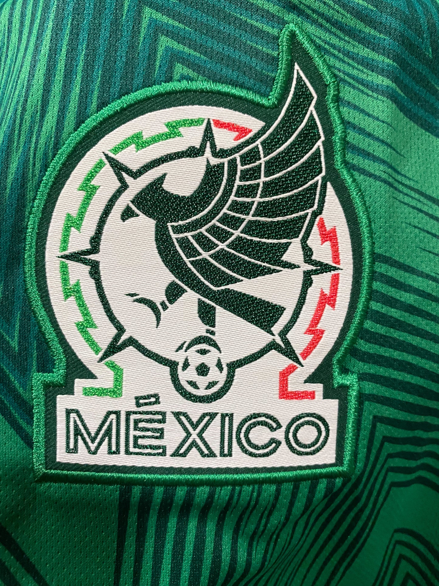 Mens Adidas Green Mexico National Team 2022-2023 Home Blank Replica Jersey