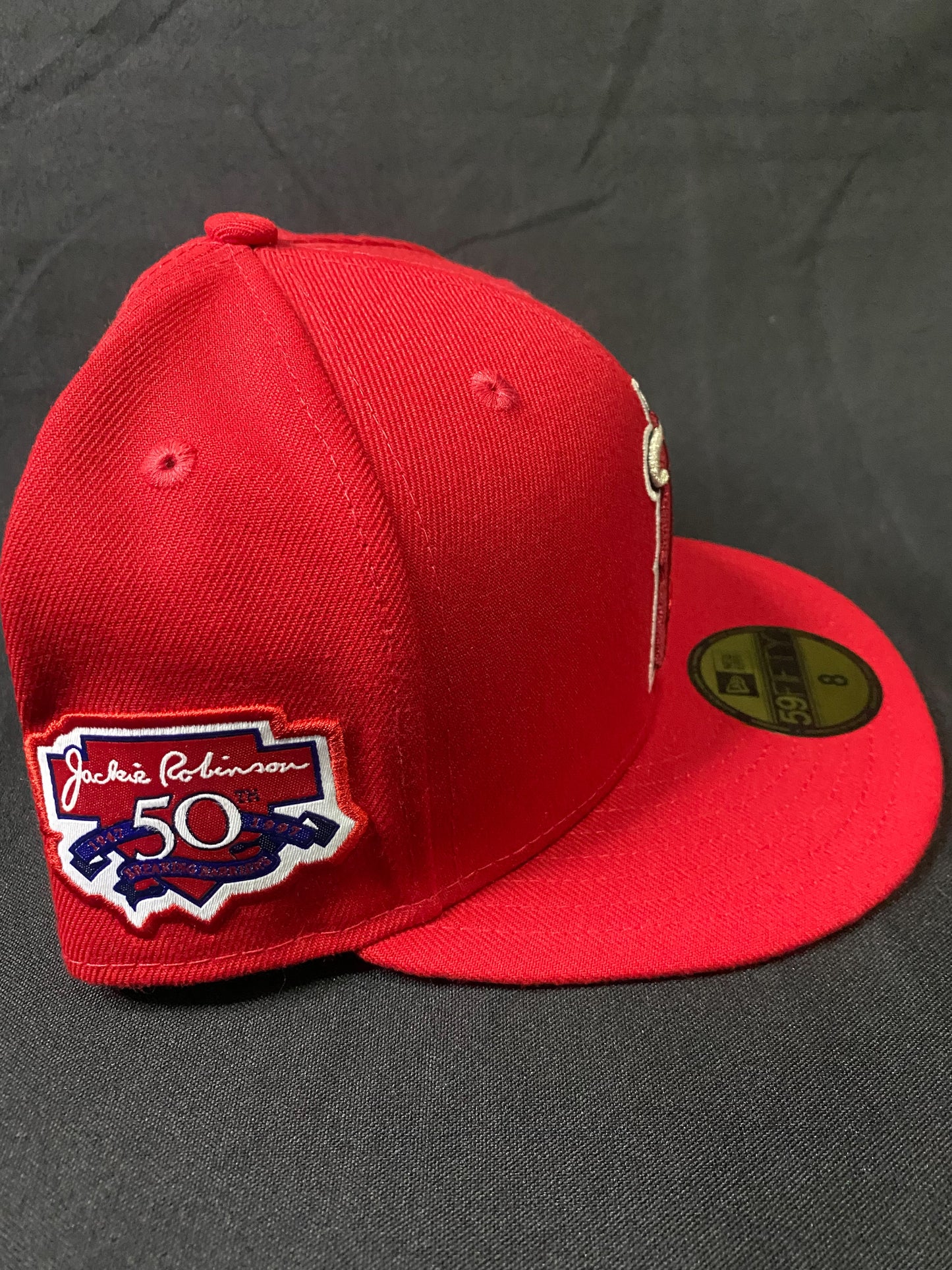 Los Angeles Angels Jackie Robinson 50th Anniversary “Breaking Barriers” Fitted Hat