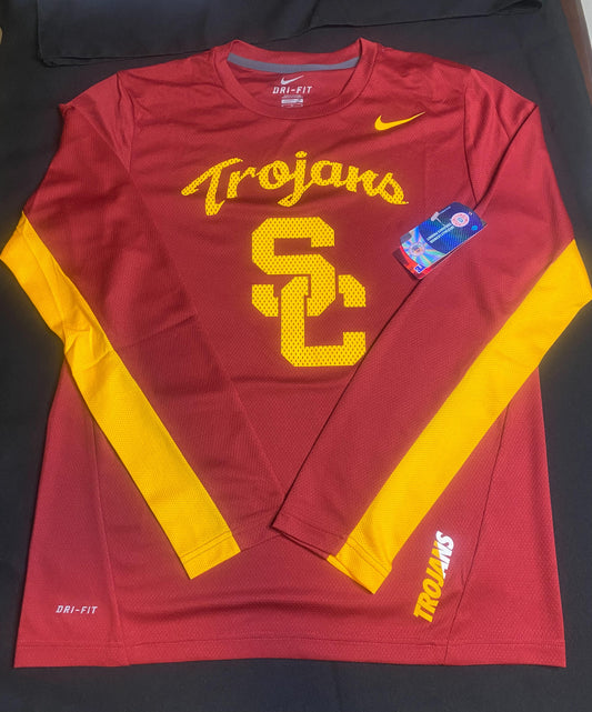 USC Trojans Nike Dri-Fit Long Sleeve T-Shirt for Men