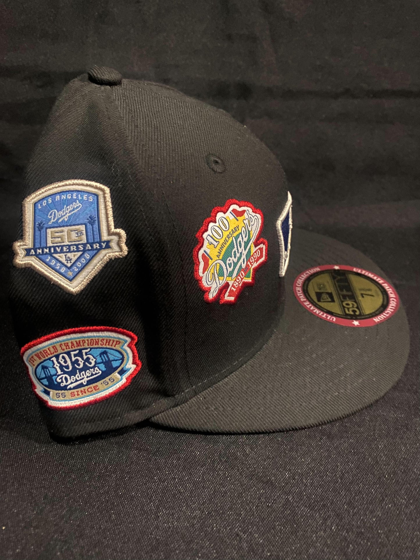 Los Angeles Dodgers MLB Ultimate Patch Collection All Patches 59Fifty Fitted Hat