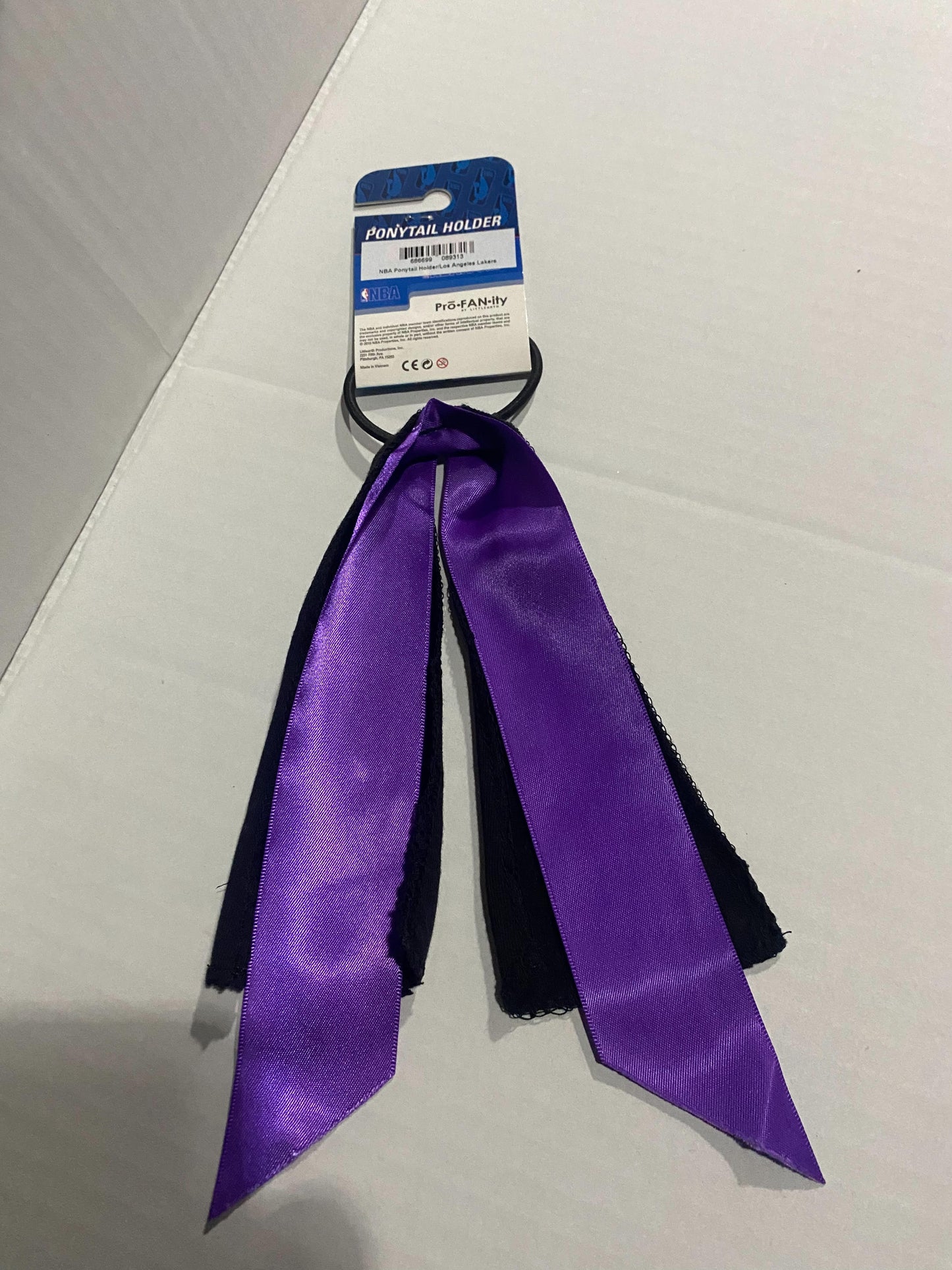 Los Angeles Lakers Ponytail Holder with Official Team Colors