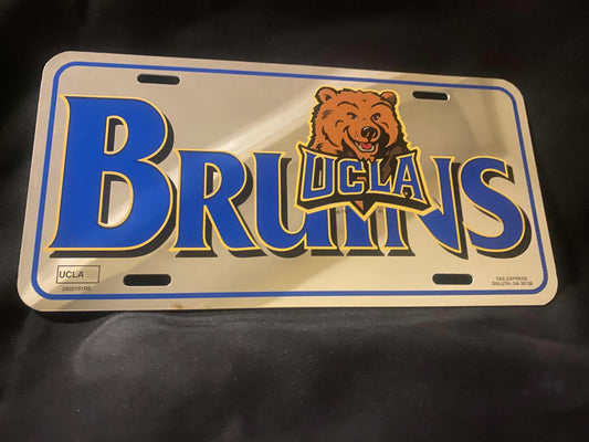 University of California Los Angeles UCLA Bruins NCAA Mirror Tag with Official Team Colors and Mascot