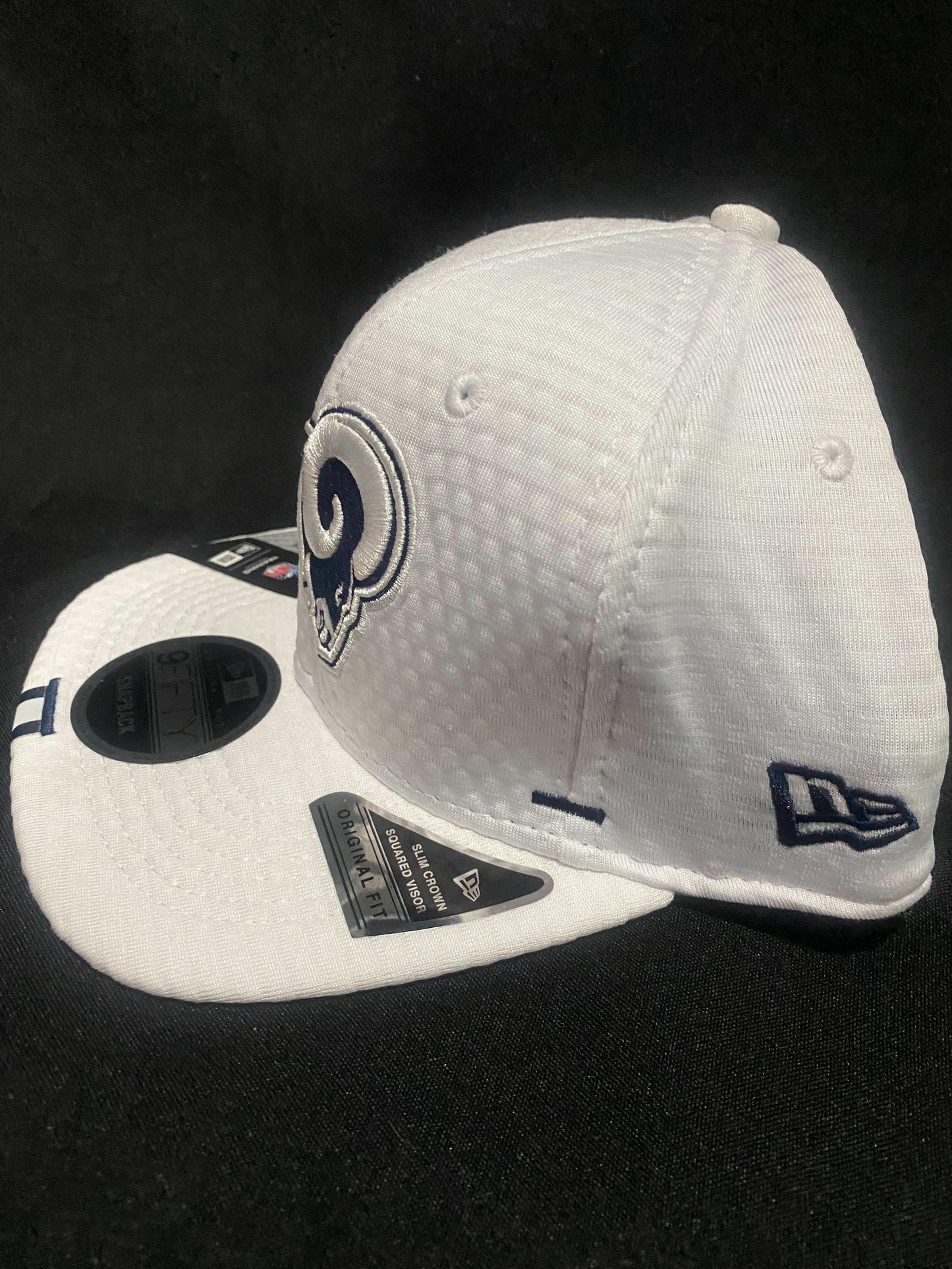 Los Angeles Rams White NFL Training Headwear Snapback